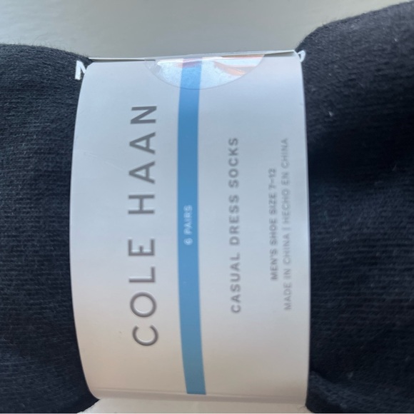 Cole Haan Casual Dress Socks, 6 Pairs - Picture 2 of 4